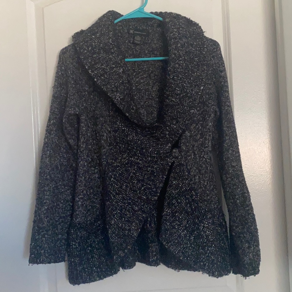 INC Thick Knitted Side Button Cardigan